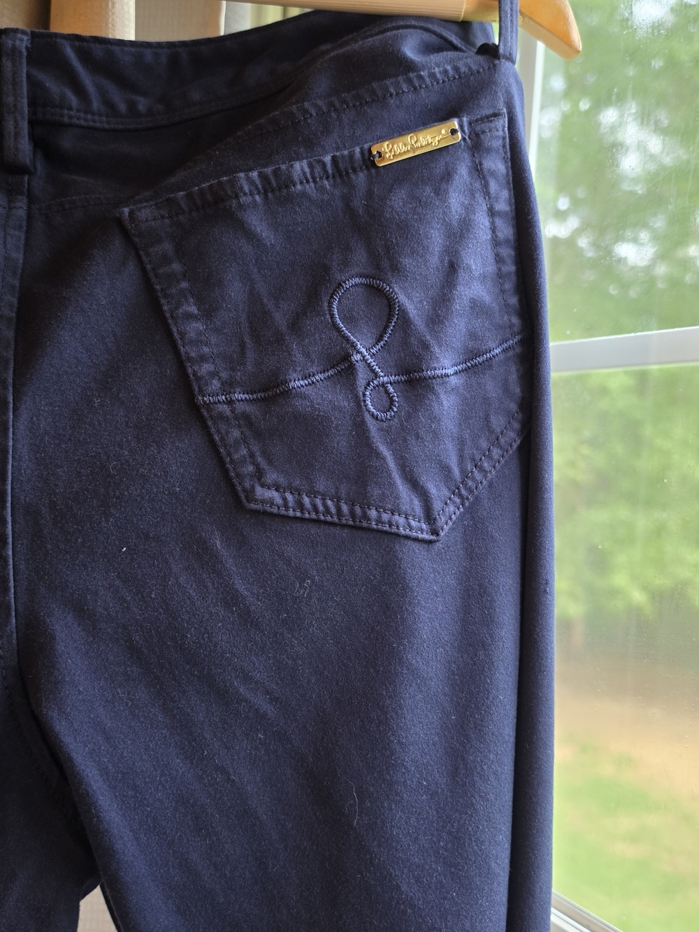 Lilly Pulitzer Navy Blue Straight Jeans - Picture 13 of 14